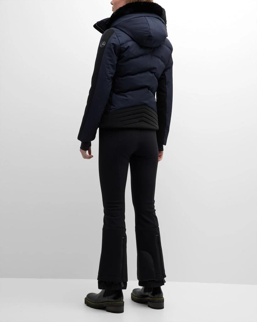 商品Fusalp|Gardena Quilted Ski Jacket with Faux Fur Ruff,价格¥6668,第4张图片详细描述