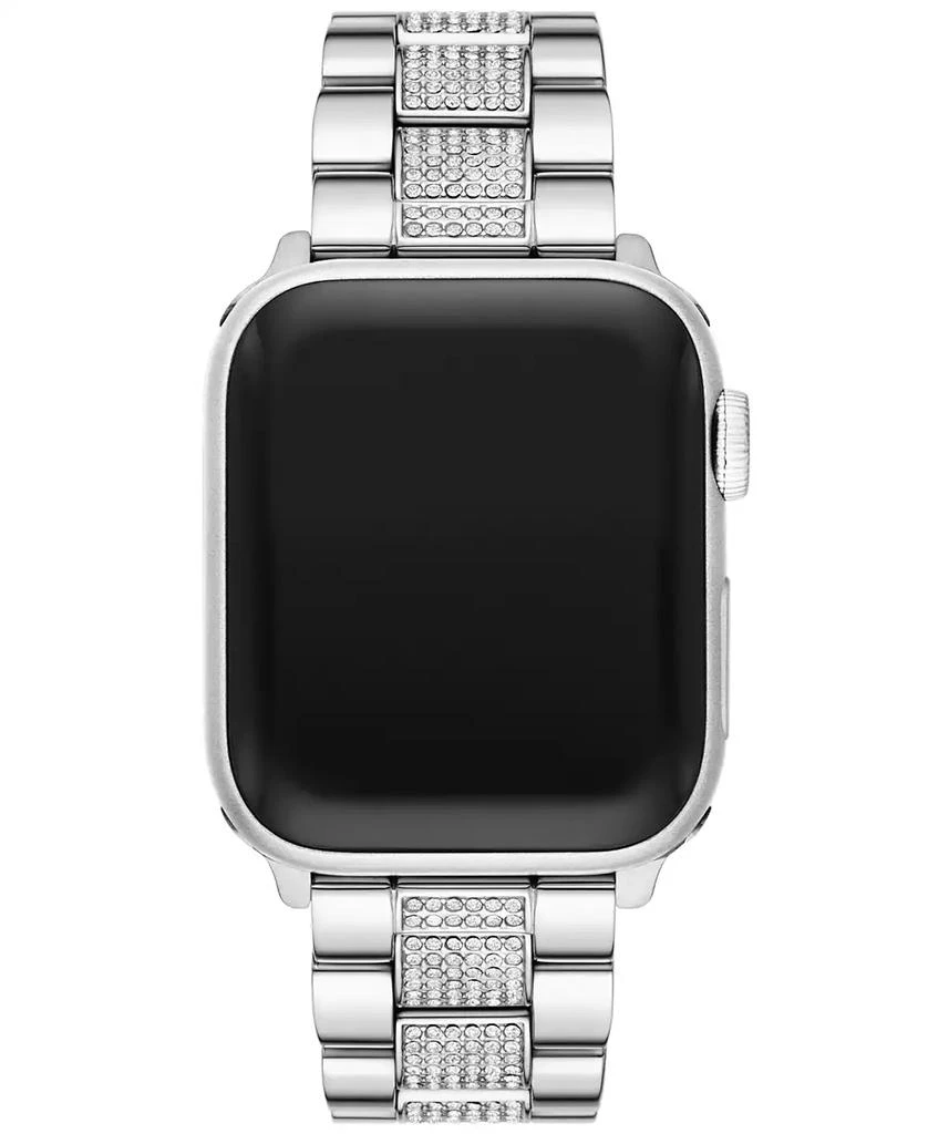 商品Michael Kors|Women's Silver-Tone Stainless Steel Band for Apple Watch, Compatible with 38, 40, 41mm,价格¥1458,第3张图片详细描述