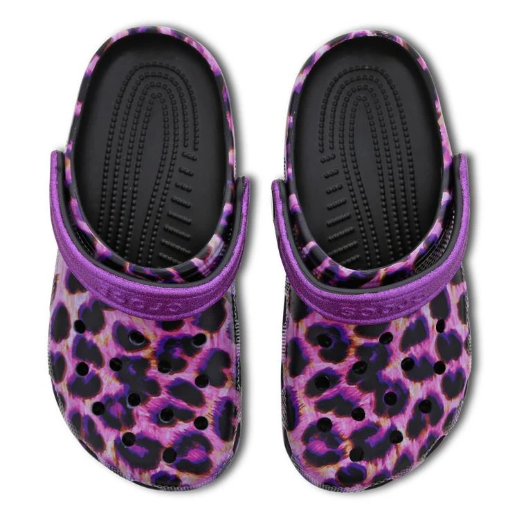 商品Crocs|Crocs Clog Leopard - Grade School Shoes,价格¥332,第5张图片详细描述