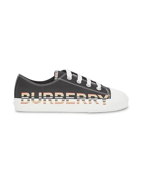 商品Burberry|Little Kid's & Kid's Icon Stripe Logo Low-Top Sneakers,价格¥1949,第3张图片详细描述