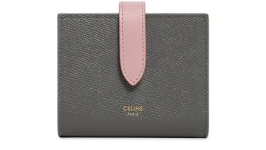 商品Celine|小号双色粒面牛皮革饰带钱包,价格¥4950,第3张图片详细描述