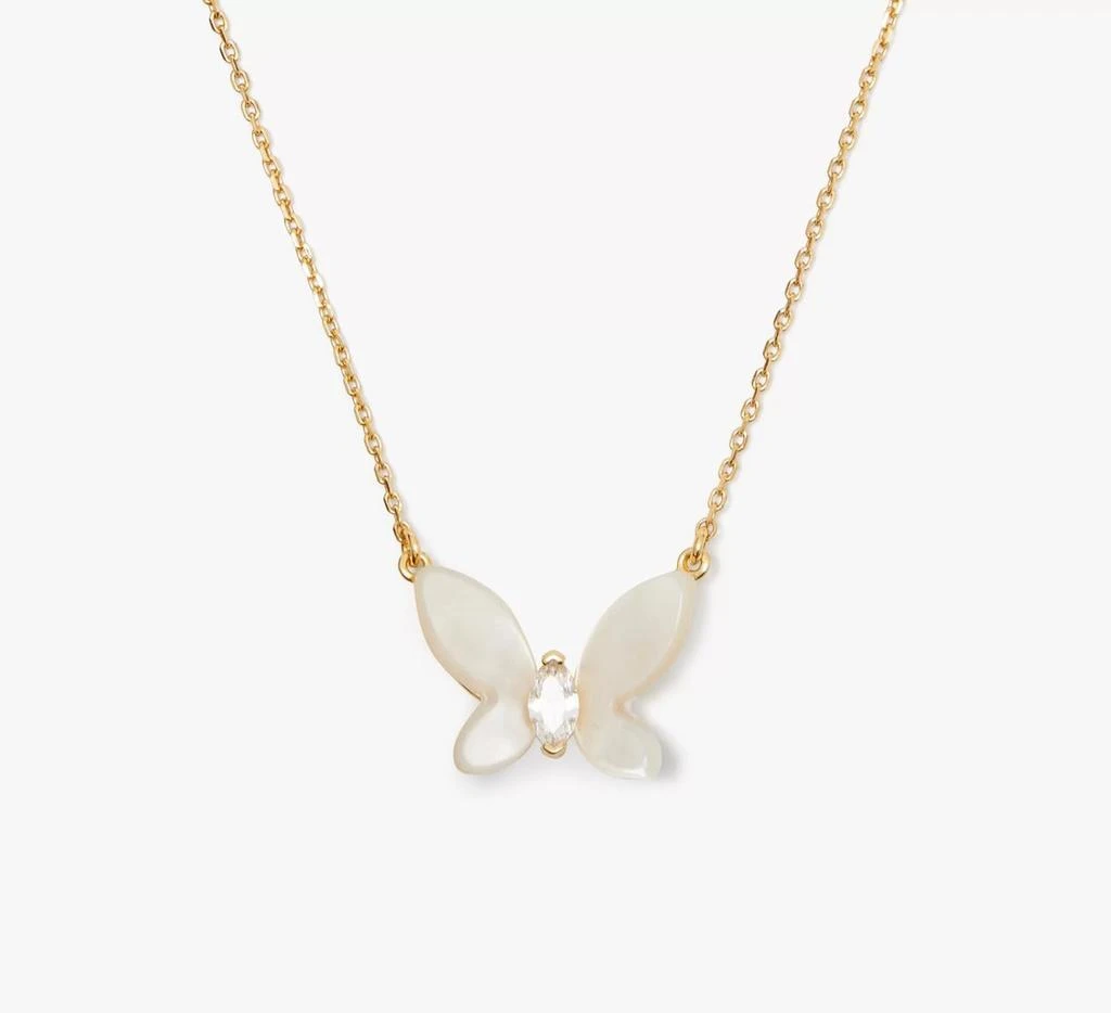商品Kate Spade|Kate Spade - Women's Mother Of Pearl Butterfly Necklace,价格¥782,第1张图片