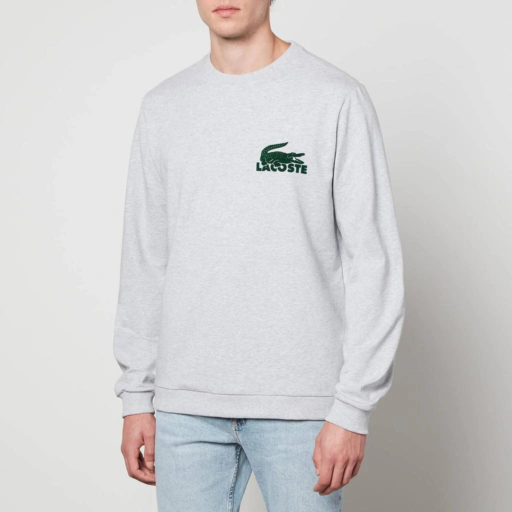 商品Lacoste|Lacoste Crocodile Cotton-Blend Fleece Lounge Sweatshirt,价格¥439,第1张图片