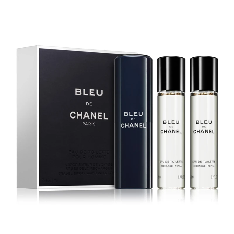 商品Chanel|Chanel香奈儿 蔚蓝男士淡香水20mlx3 旅行便携装/替换装,价格¥882,第1张图片