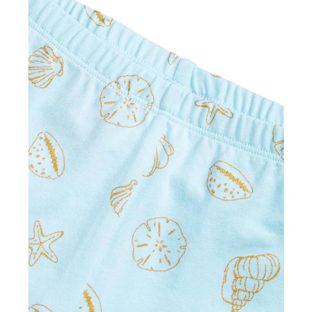 商品First Impressions|Baby Girls Shells-Print Capri Leggings, Created for Macy's,价格¥28,第5张图片详细描述