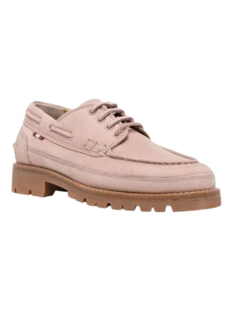 Mocassini da donna Traper Flor in pelle rosa chiaro image 2