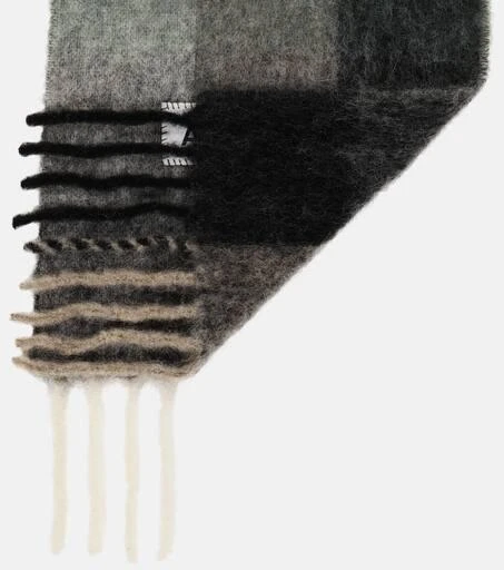 商品Acne Studios|Checked alpaca wool-blend scarf,价格¥2567,第5张图片详细描述