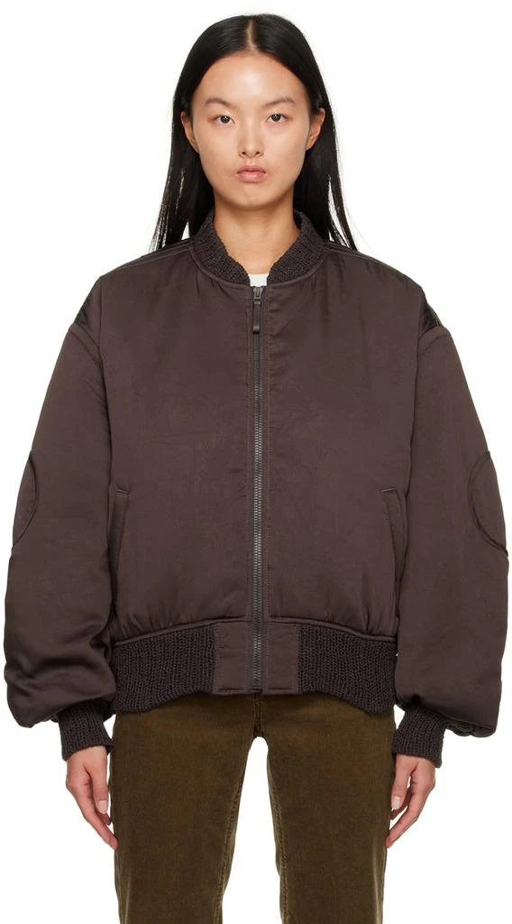 商品Acne Studios|Brown Insulated Bomber Jacket,价格¥4348,第1张图片