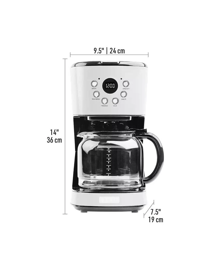 商品Haden|Heritage 12-Cup Programmable Coffee Maker with Strength Control and Timer - 75061,价格¥593,第2张图片详细描述
