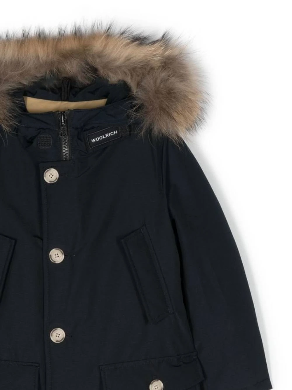 商品Woolrich|Woolrich 男童大衣 CFWKOU0187MRUT0641MLB-0 蓝色,价格¥4607,第3张图片详细描述