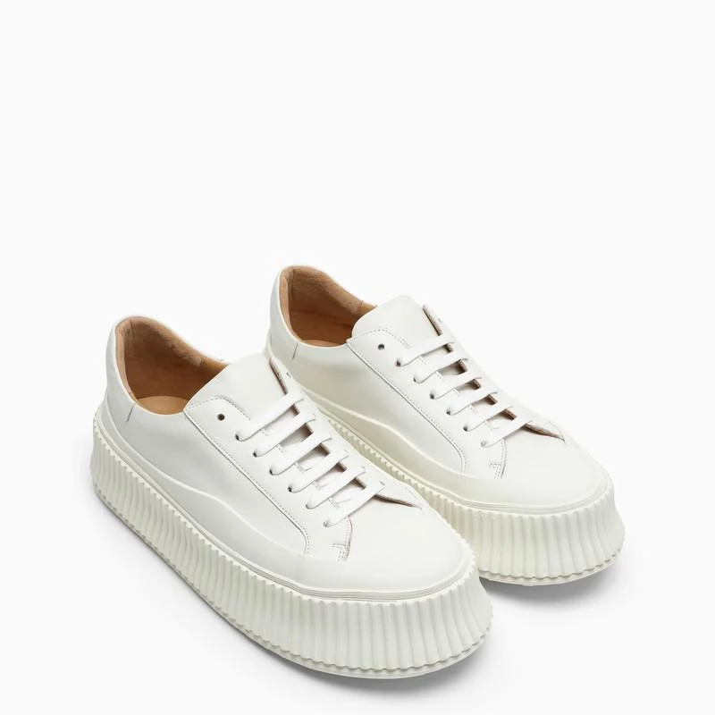 商品Jil Sander|Ivory leather trainer,价格¥4454,第2张图片详细描述