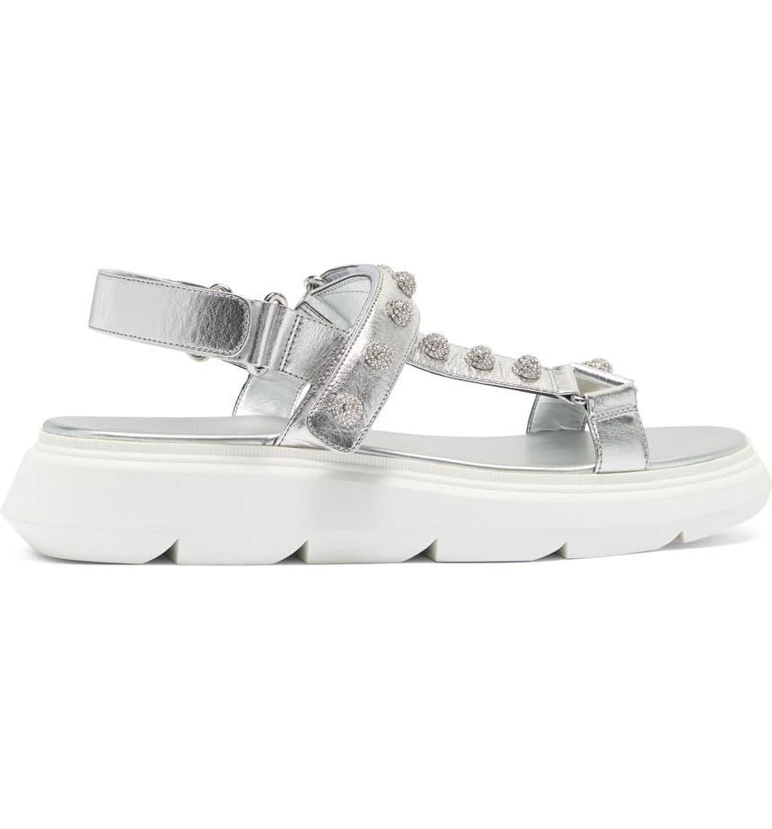 商品Stuart Weitzman|Zoelie Crystal Ball Sandal,价格¥931,第3张图片详细描述