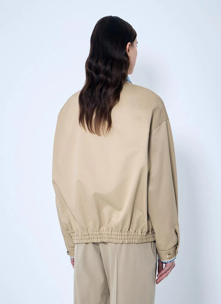商品Miu Miu|Gabardine Jacket With Contrast trims,价格¥15052,第4张图片详细描述