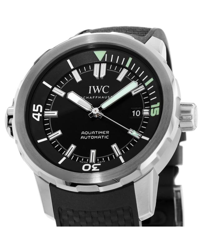 IWC Aquatimer Automatic Black Dial Rubber Strap Men's Watch IW329001商品第2张图片规格展示