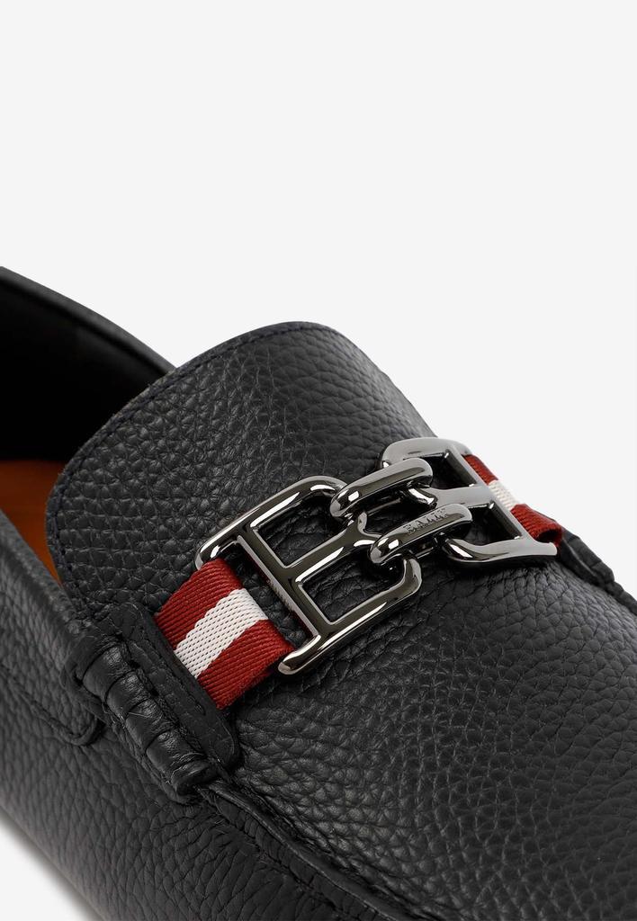 商品Bally|Parsal Loafers in Grained Calf Leather,价格¥3414,第6张图片详细描述