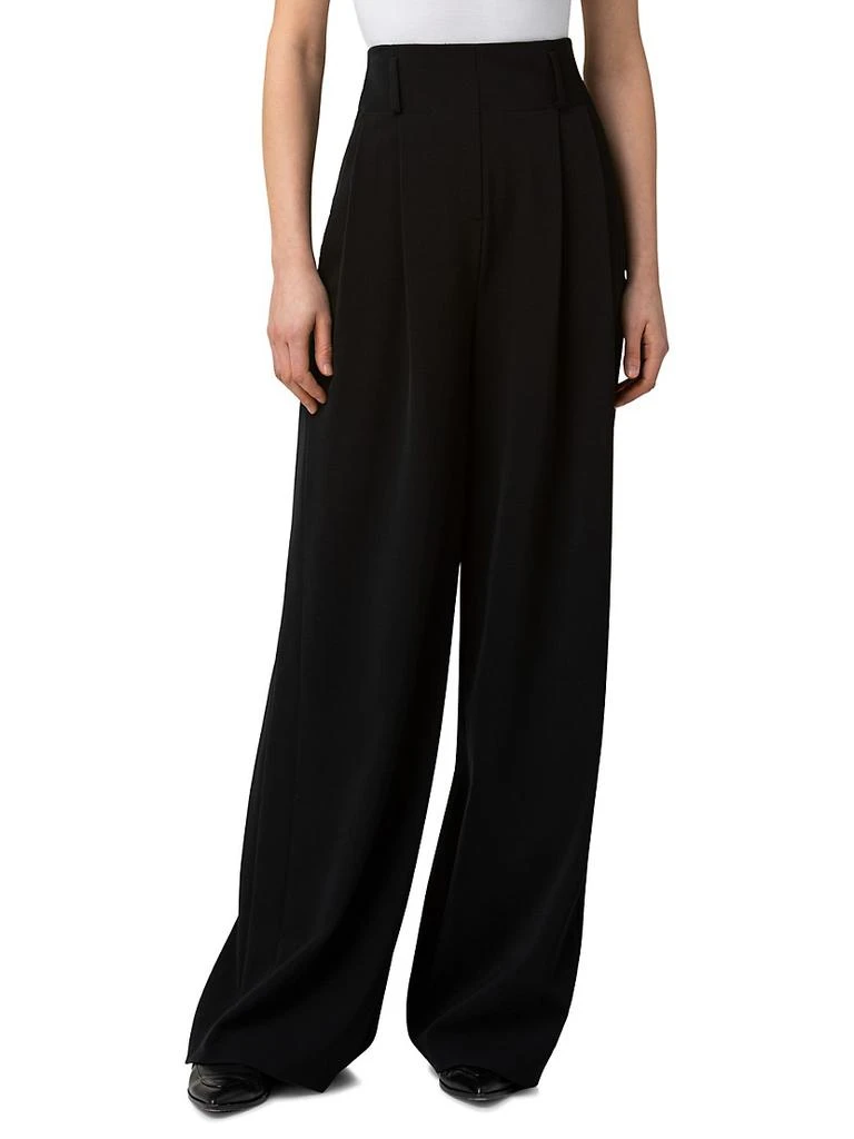 商品Akris|Gabardine High-Rise Wide Pants,价格¥4511,第3张图片详细描述