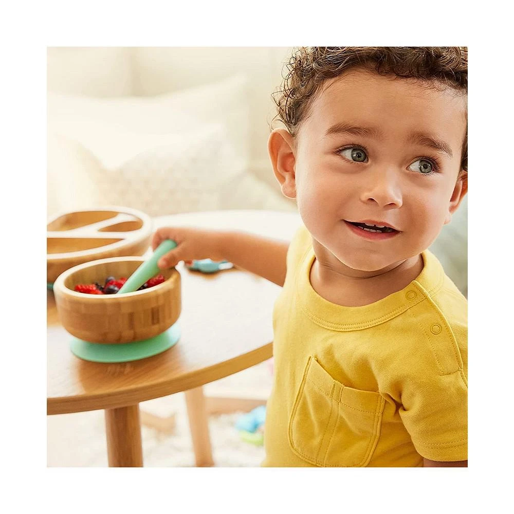 商品Munchkin|Bamboo Stay Put Suction Bowl and Silicone Spoon,价格¥206,第3张图片详细描述