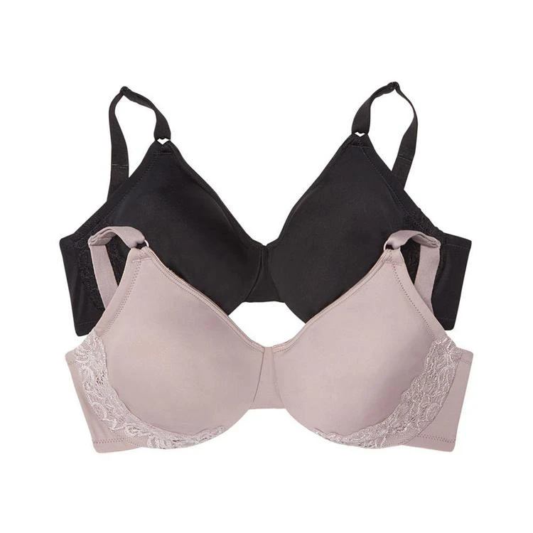 商品Olga|Luxury Lift 2-Pk. Lace-Trim Bra 5001O2,价格¥504,第2张图片详细描述