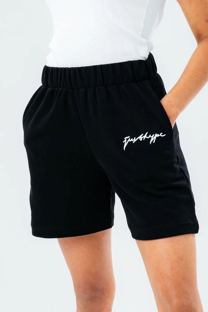 商品HYPE WOMENS|HYPE WOMENS BLACK REVERSE LOOP BACK SHORTS,价格¥94,第1张图片