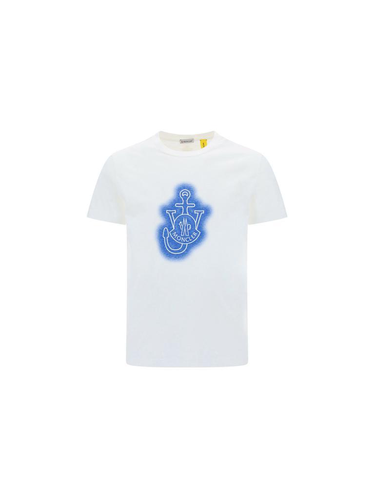 商品Moncler|Moncler Men's White Other Materials T-Shirt,价格¥2519,第1张图片