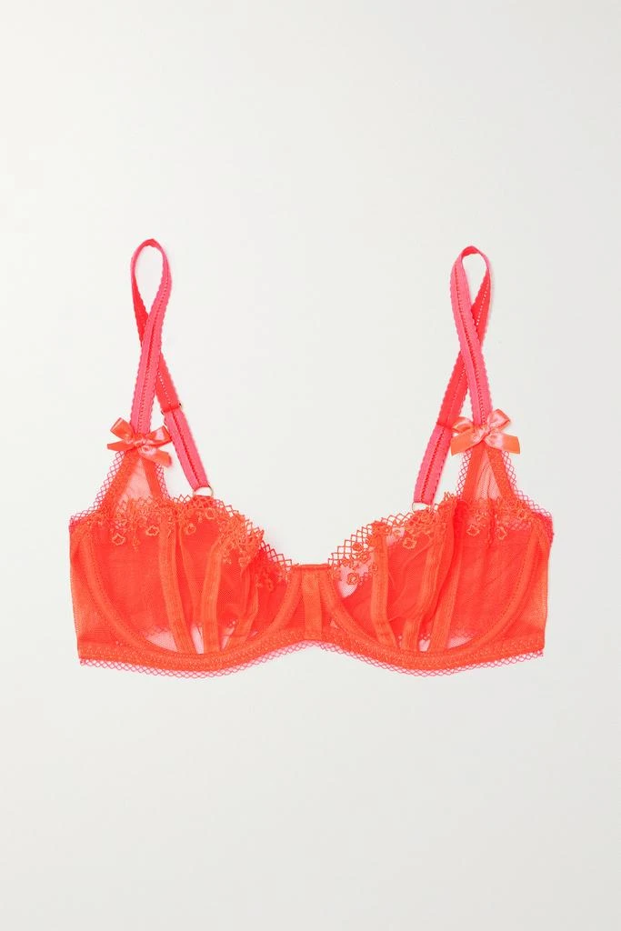 商品L'Agent by Agent Provocateur|Florina 刺绣绢网带钢圈平台罩杯文胸  - 32B,价格¥506,第1张图片