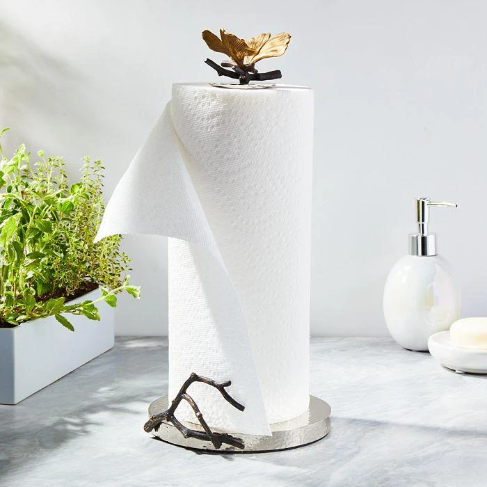 商品Michael Aram|Butterfly Ginkgo Paper Towel Holder,价格¥1133,第2张图片详细描述