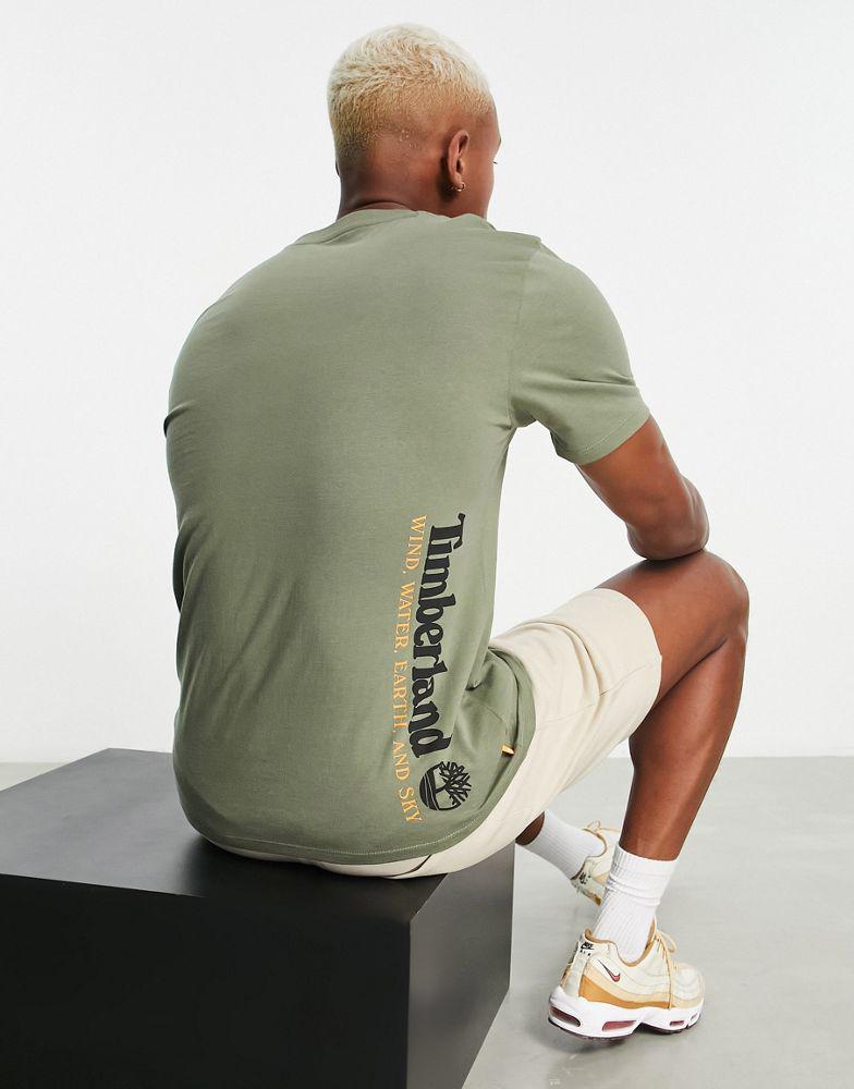 Timberland New Core t-shirt in green商品第2张图片规格展示