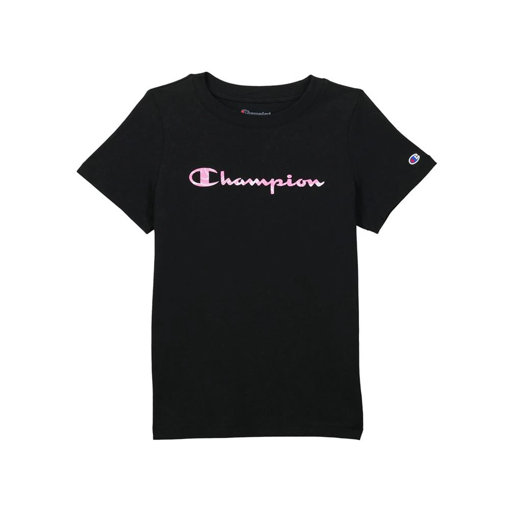 商品CHAMPION|Little Girls Classic Short Sleeve T-shirt,价格¥72,第1张图片