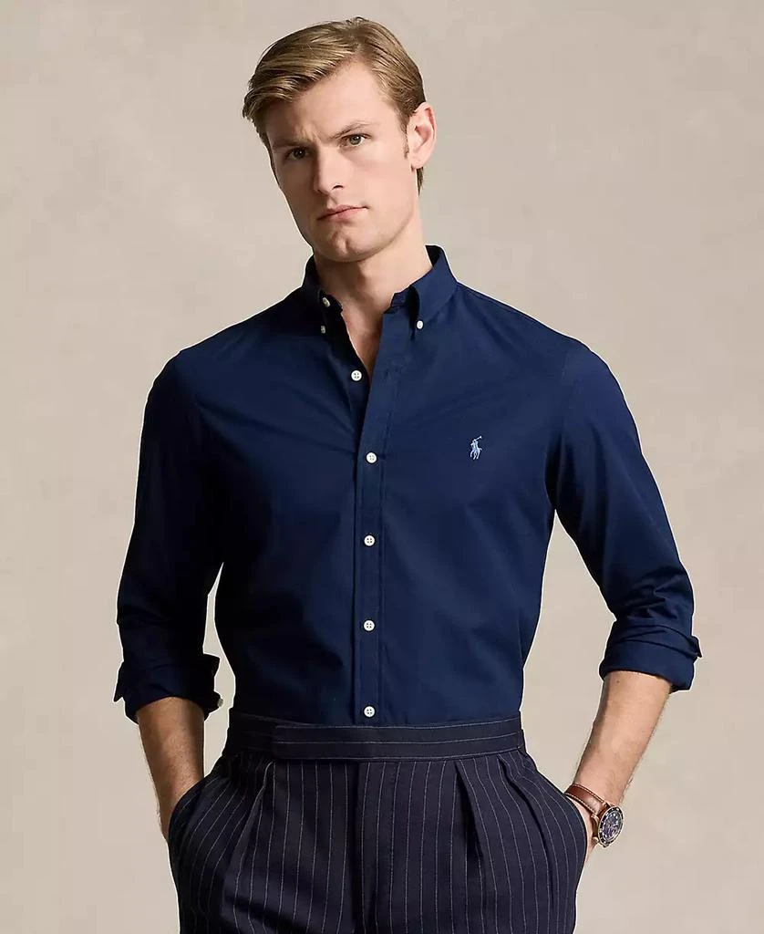 商品Ralph Lauren|Men's Slim-Fit Stretch Poplin Shirt,价格¥949,第1张图片