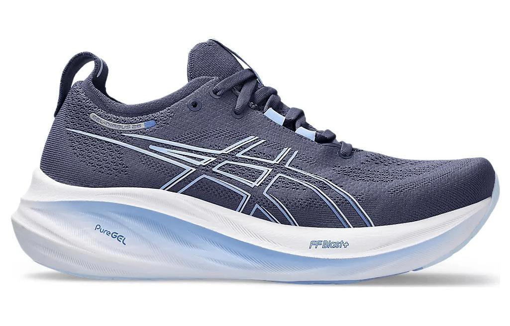 商品[国内直发] Asics|GEL-NIMBUS 26 舒适减震耐磨 低帮跑步鞋 女款 雷霆蓝,价格¥1057,第3张图片详细描述