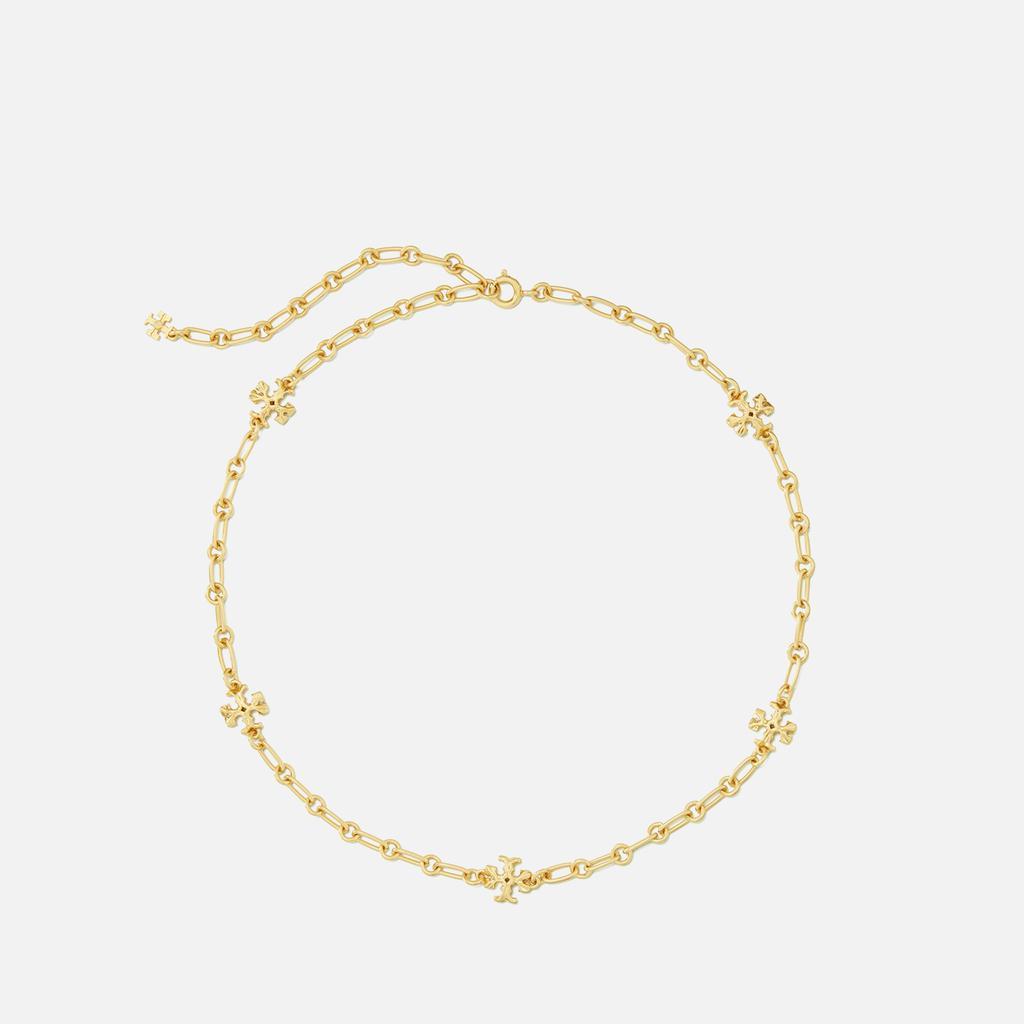 商品Tory Burch|Tory Burch Roxanne Gold-Tone Brass Chain Necklace,价格¥1655,第1张图片
