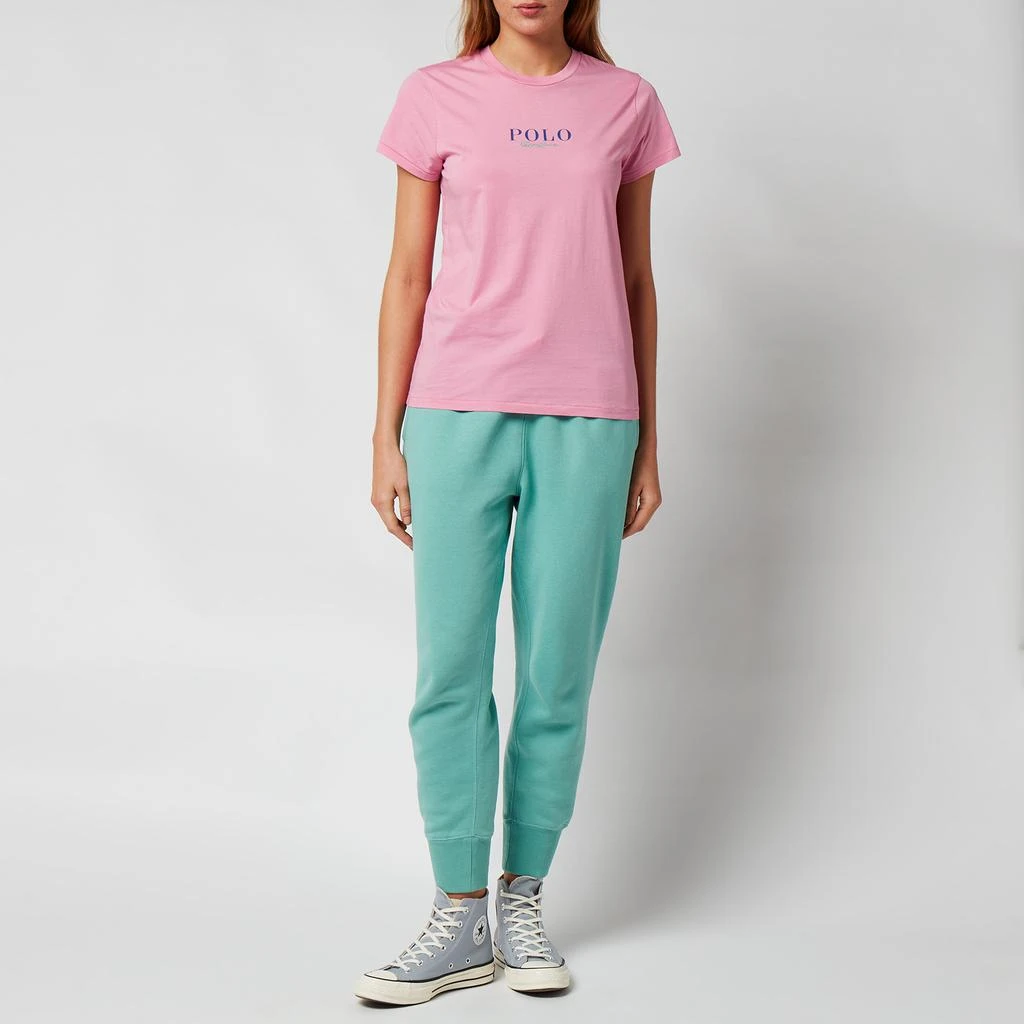 商品Ralph Lauren|Polo Ralph Lauren Women's Polo Handwriting Logo T-Shirt - Beach Pink,价格¥297,第3张图片详细描述