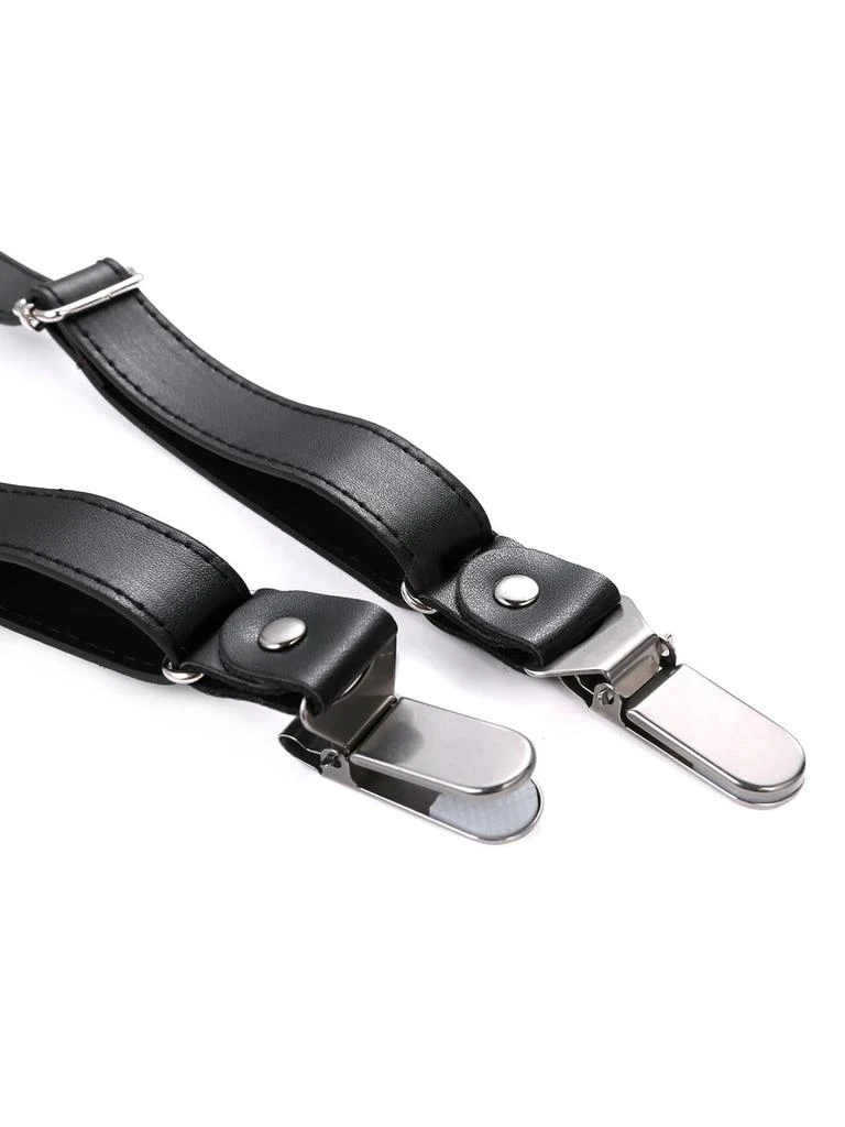 商品Mio Marino|Leather Y-Back Suspenders and Bow Tie Set,价格¥197,第5张图片详细描述