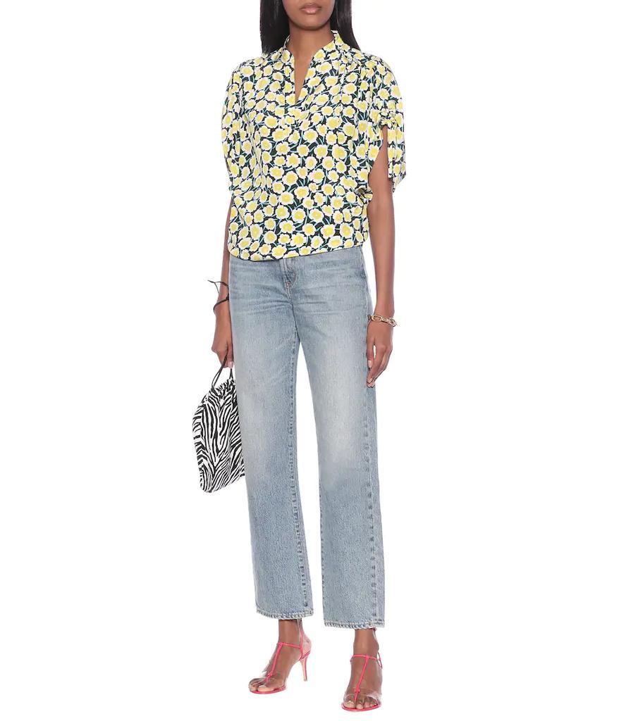 商品Diane von Furstenberg|Grania floral silk blouse,价格¥1950,第2张图片详细描述
