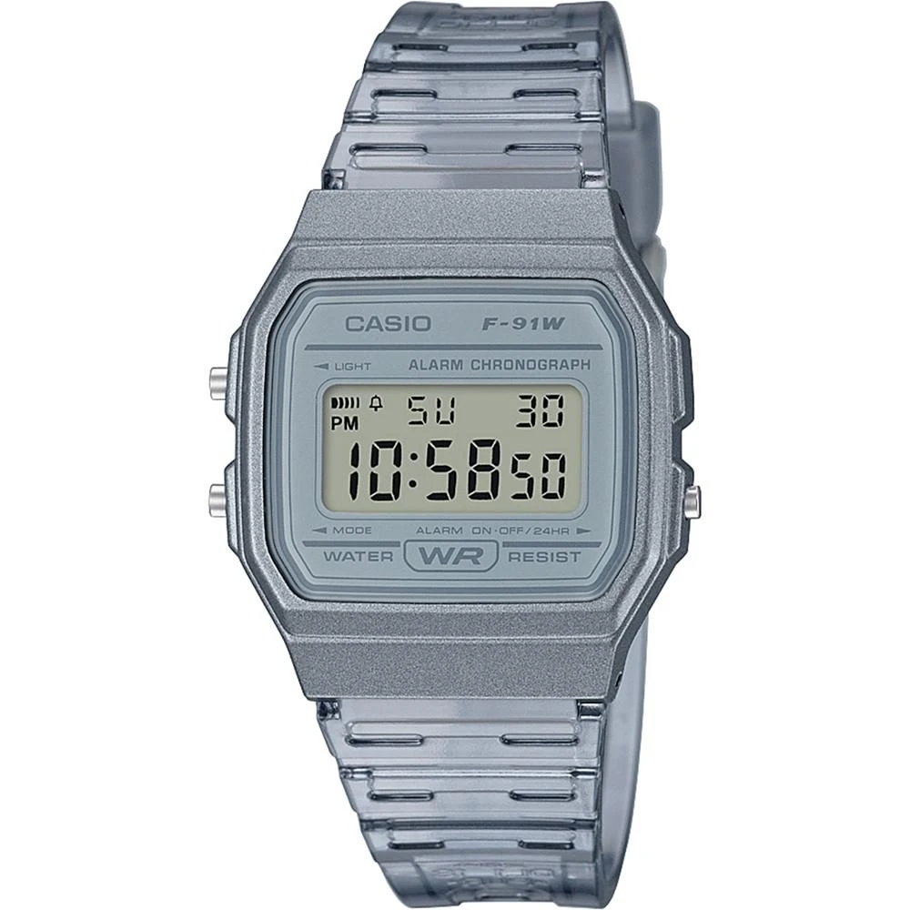 商品Casio|Unisex Digital Smoke Jelly Strap Watch 35.2mm,价格¥225,第1张图片