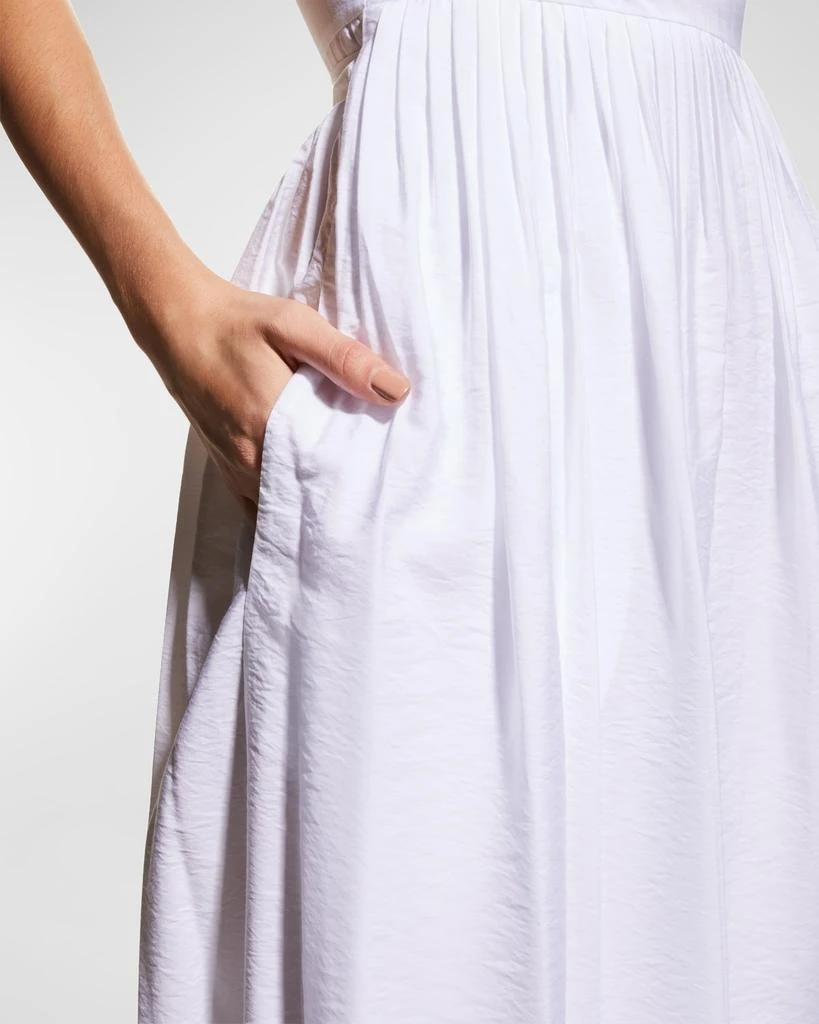 Sleeveless V-Neck Midi Wrap Dress 商品