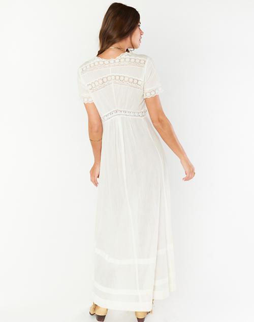 Madly Vintage Edwardian Lace Cotton Duster Dress商品第2张图片规格展示
