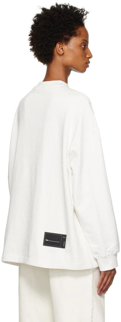 商品We11done|White Printed Sweatshirt,价格¥1768,第3张图片详细描述