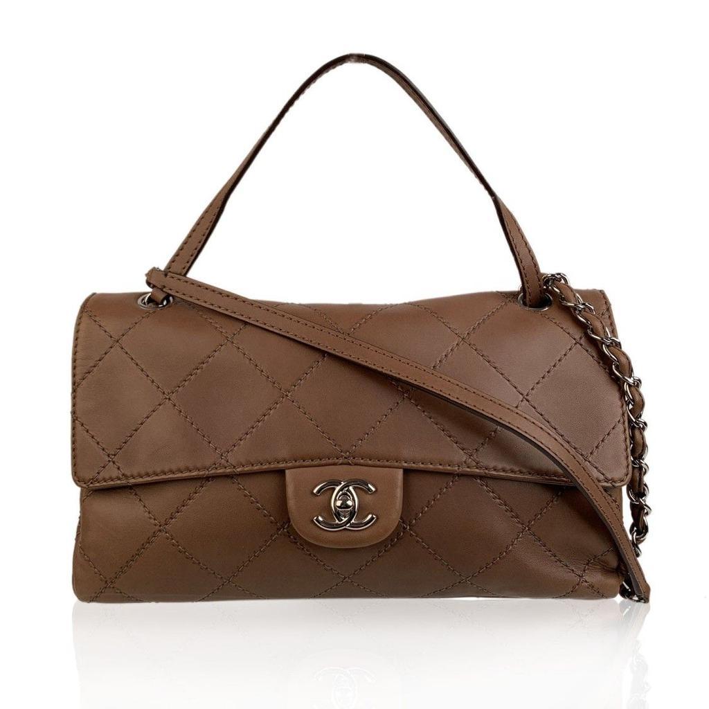 商品[二手商品] Chanel|Medium Quilted Leather Flap Shoulder Bag,价格¥14676,第1张图片
