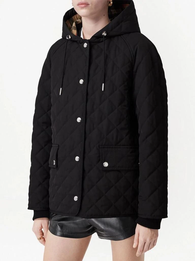 商品Burberry|BURBERRY WOMEN QUILT DOWN HOODED JACKET,价格¥10223,第1张图片