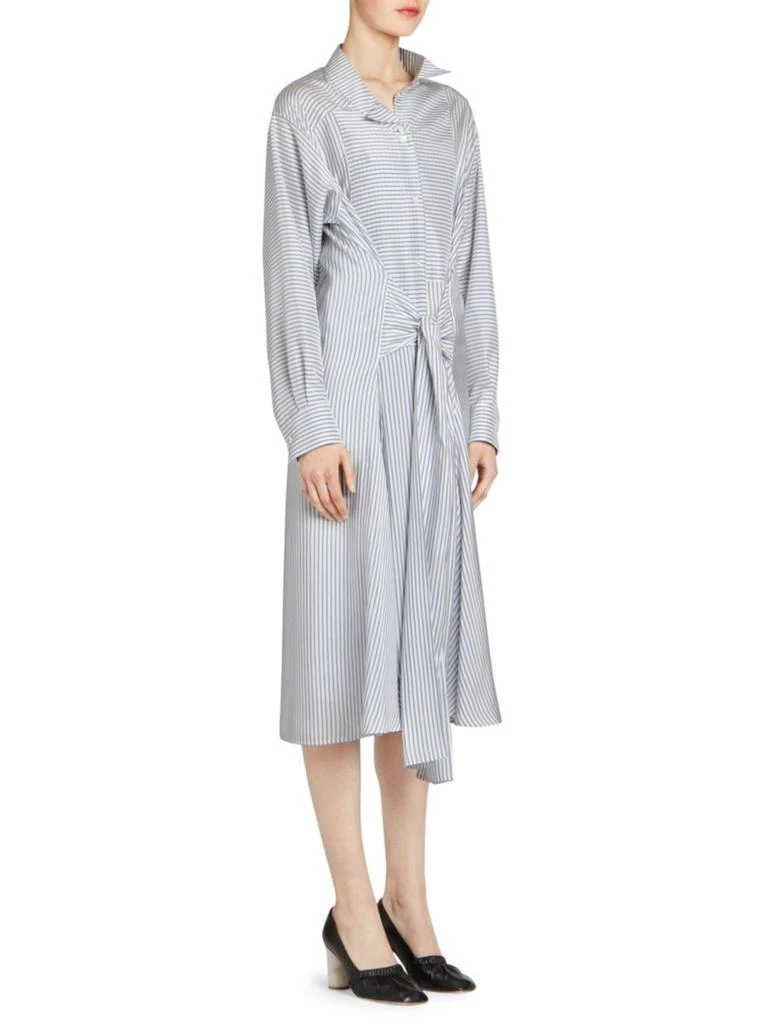 商品Loewe|Silk Striped Shirt Dress,价格¥4433,第2张图片详细描述