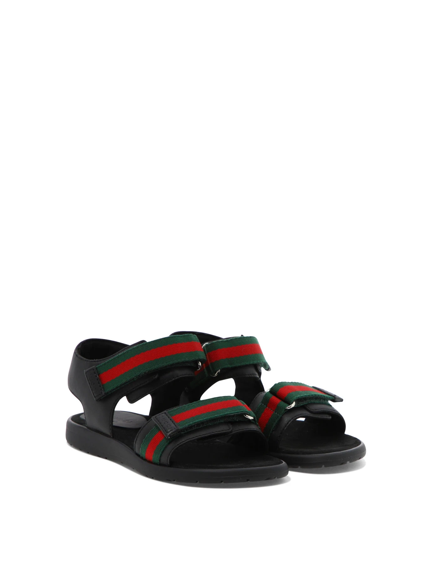商品【商品预售7天】 Gucci|Gucci 男童凉鞋 257761BLN101060 黑色,价格¥1816,第3张图片详细描述