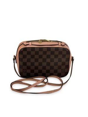 商品[二手商品] Louis Vuitton|Louis Vuitton Crossbody Santa Monica Damier Ebene Pink Leather Bag N40179 Preowned,价格¥13305,第2张图片详细描述