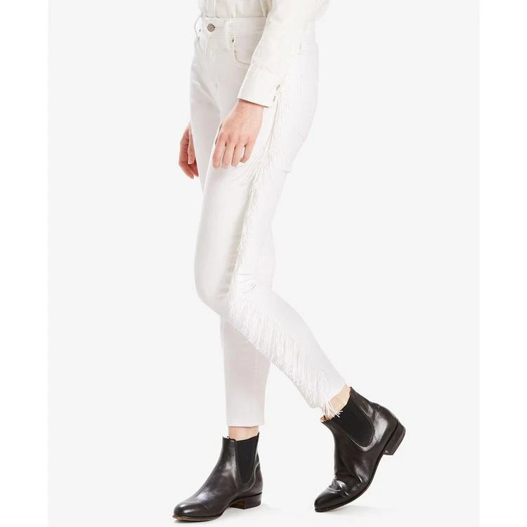 商品Levi's|® Limited 721 Fringe-Trim Skinny Ankle Jeans, Created for Macy's,价格¥148,第5张图片详细描述