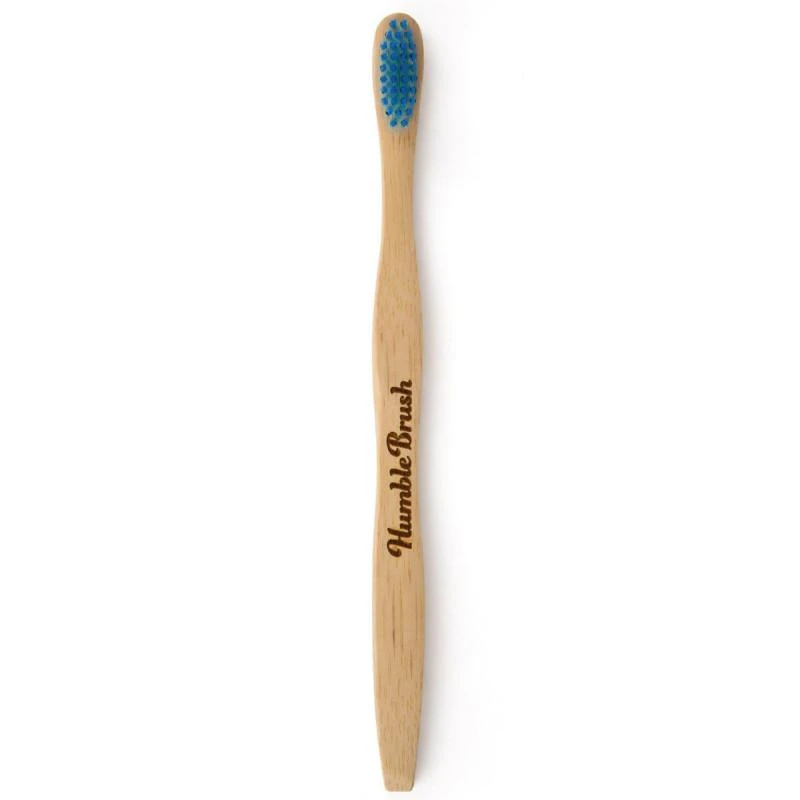 商品The Humble Co|Medium soft bamboo toothbrush in blue,价格¥62,第2张图片详细描述