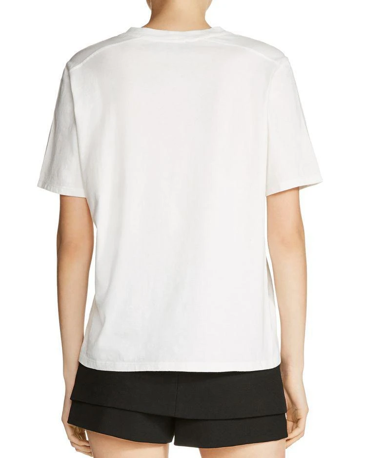 商品Maje|Touna "Dimanche" Embroidered Graphic Tee,价格¥408,第2张图片详细描述