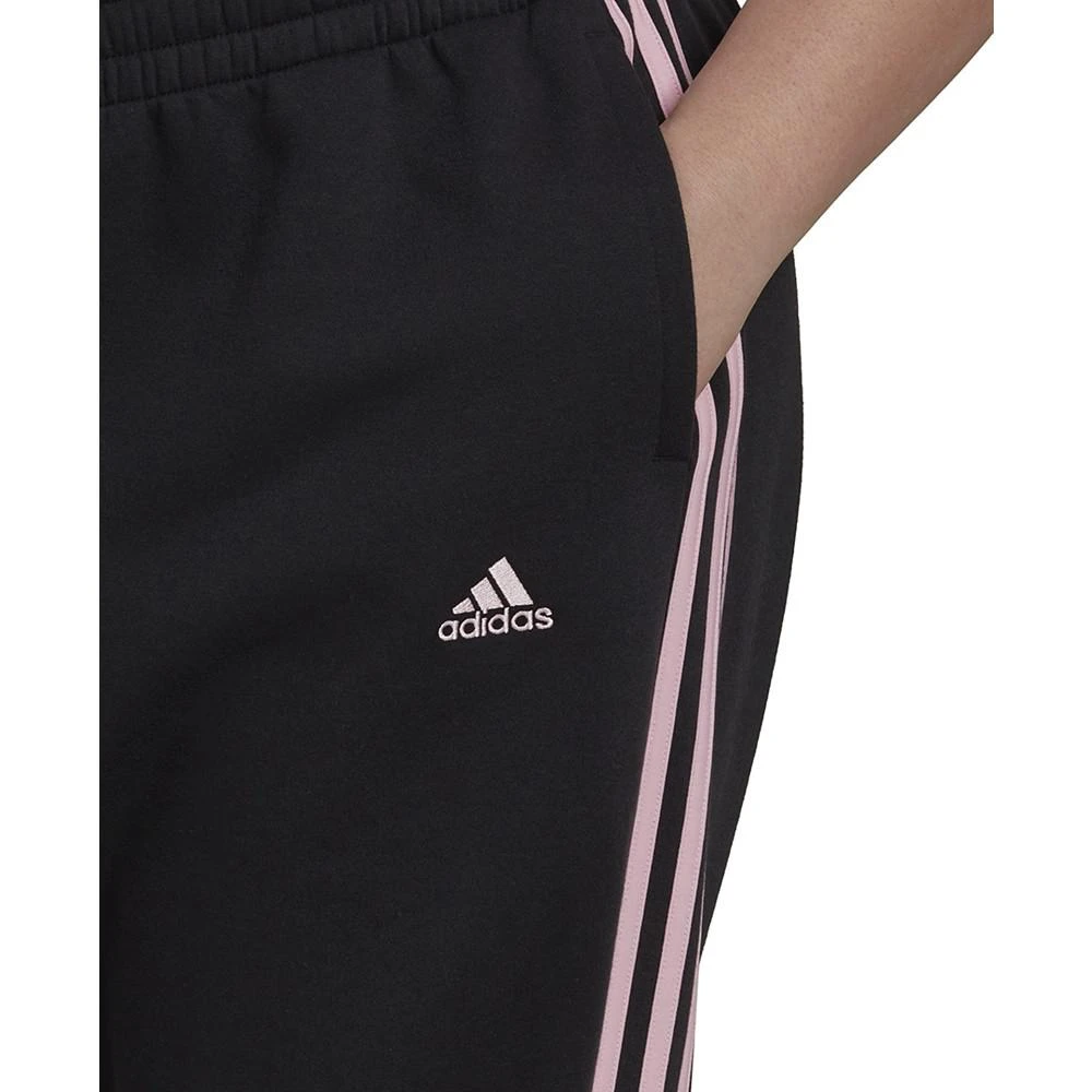 商品Adidas|Plus Size Essentials Three-Stripes Fleece Joggers,价格¥376,第3张图片详细描述