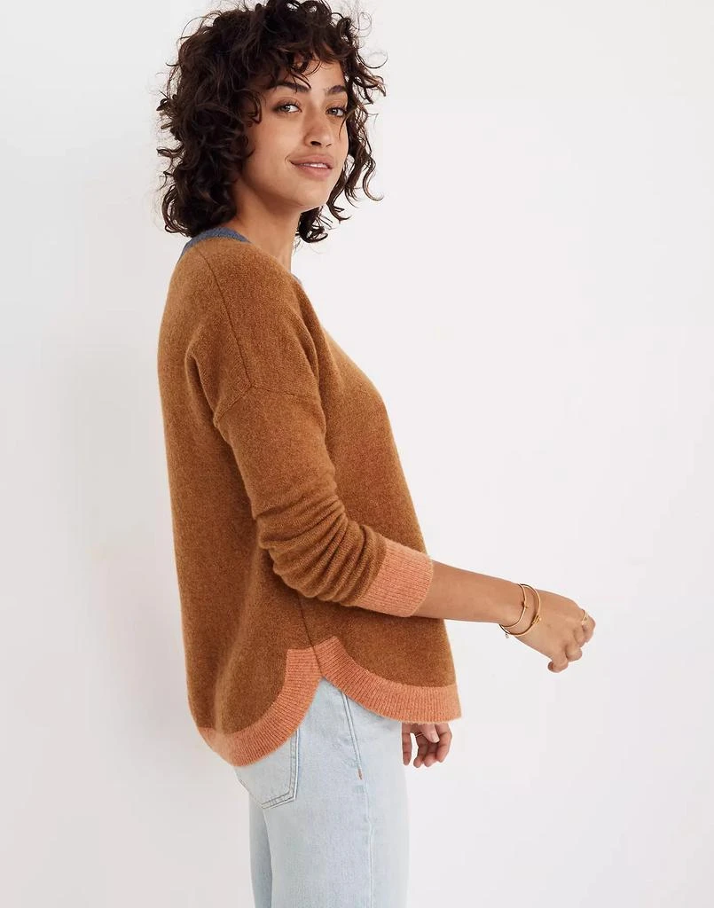 商品Madewell|Westlake Colorblock Pullover Sweater in Coziest Yarn,价格¥476,第4张图片详细描述