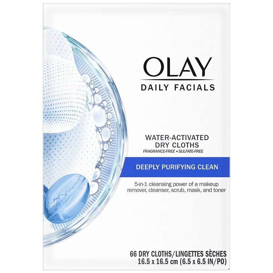 商品Olay|Daily Facials Deep Purifying Cleansing Cloths,价格¥134,第1张图片