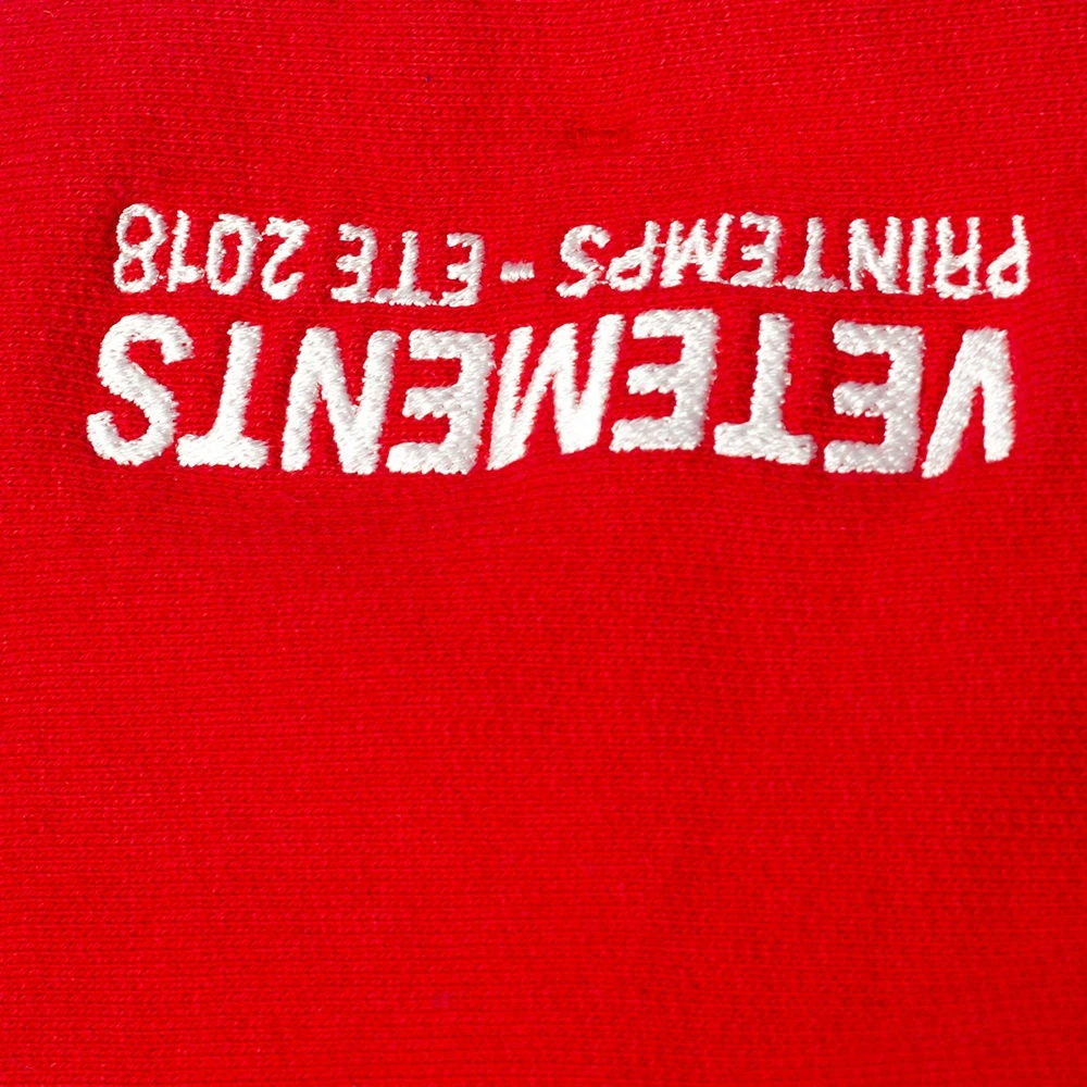 VETEMENTS 男士红色大廓形徽标连帽运动衫 WSS18TR29-RED 商品